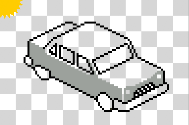 Pixel Art Car Tutorial Image 2