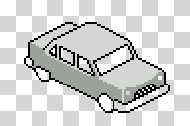 Pixel Art Car Tutorial Image 3
