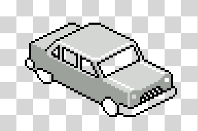 Creating an Isometric Pixel Art Car