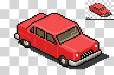 Pixel Art Car Tutorial Image 6